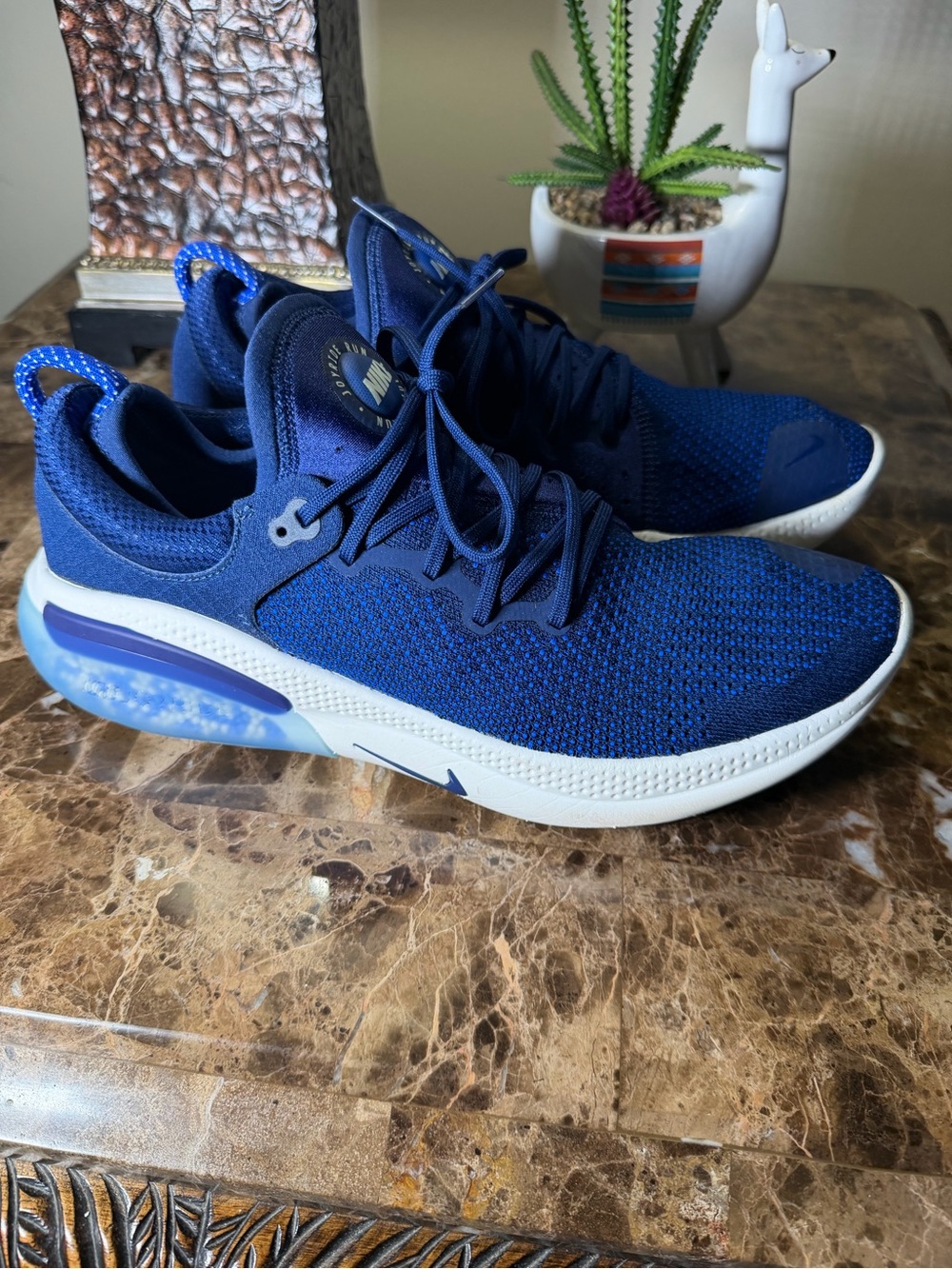 Nike Men’s Deep Blue Knit Running Sneakers